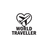 zaqiz World Traveller Sticker – Fly with Passion